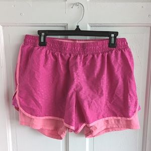Danskin Hot Pink Athletic Shorts Size 16-18